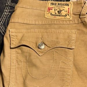 True Religion Men’s Lt Brown Corduroy size 36x30
